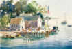Marie Natale Watercolor Boats